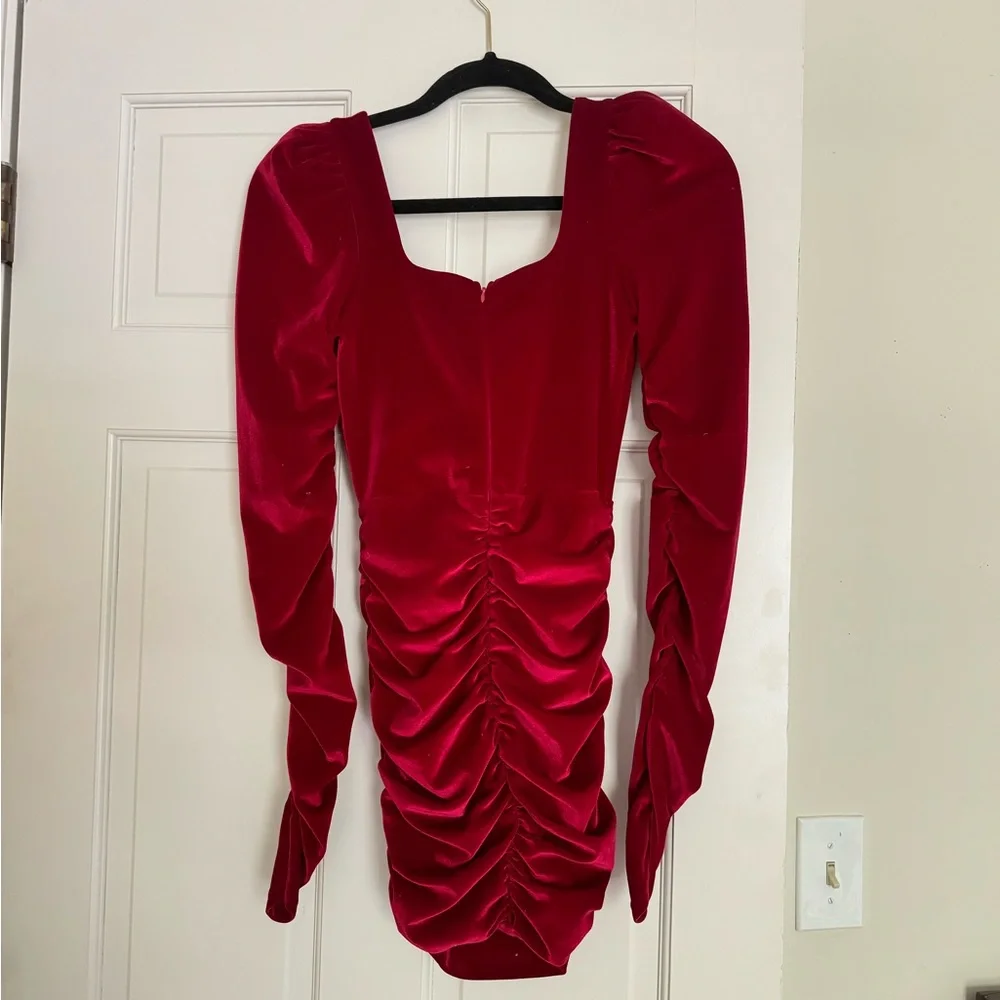 Oh Polly Red Mini Dress - Picture 3 of 4